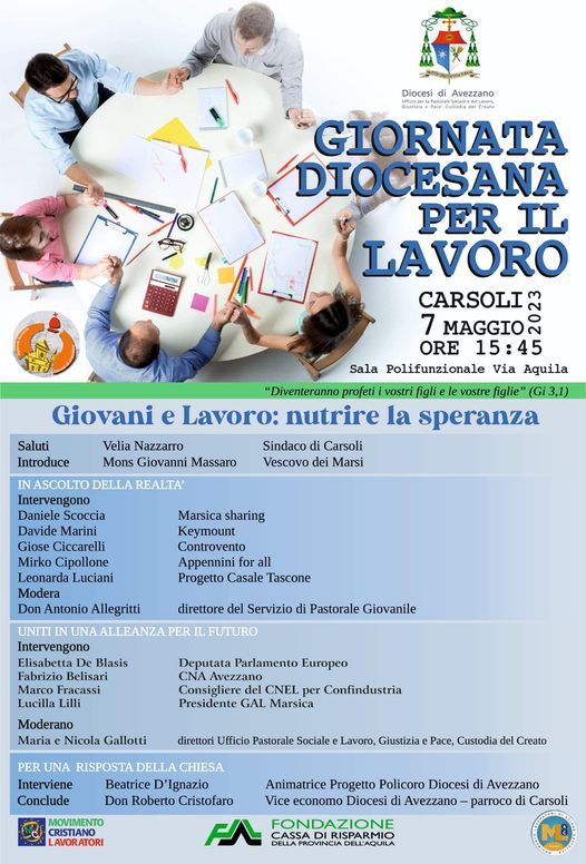 Il Vescovo Massaro E La Deputata Elisabetta De Blasis Incontrano I Giovani Per Affrontare Il