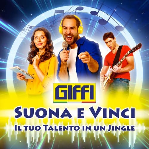 Giffi Suona e Vinci - il tuo talento in un jingle: 1000 euro per l'artista che saprà creare un tormentone web