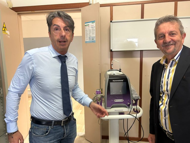 Primario Luigi Zugaro con il sindaco Gianni Di Pangrazio