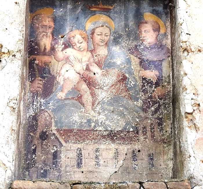 La battaglia di Giancarlo Sociali per restaurare e salvare il prezioso e antico affresco della Madonna delle Grazie di Celano||