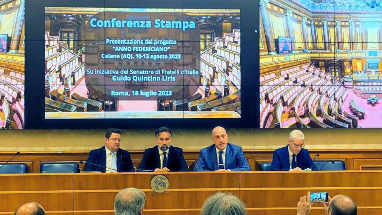 Presentazione in Senato dell'Anno Federiciano di Celano