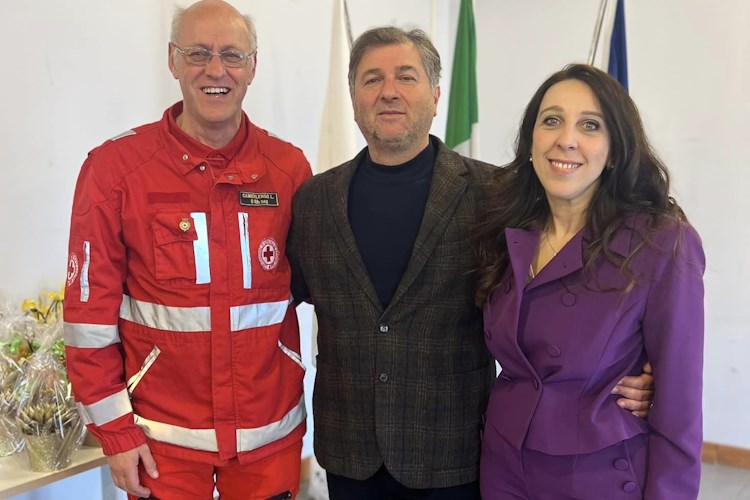 Medaglia di Benemerenza "Il tempo della gentilezza" conferita all’Associazione Edoardo Marcangeli dalla Croce Rossa Italiana|||