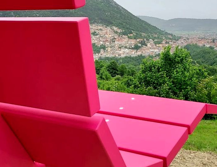 Inaugurazione nuova Big Bench a Pescocanale: domenica 26 Maggio presentazione della panchina gigante sulla montagna della Renga