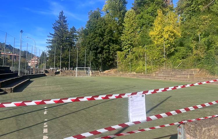 Chiuso temporaneamente il campetto da calcio di Via le Ripi - Fontevecchia a Carsoli per lavori di riqualificazione