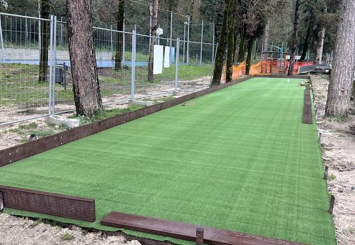 Campo da bocce quasi ultimato a Carsoli