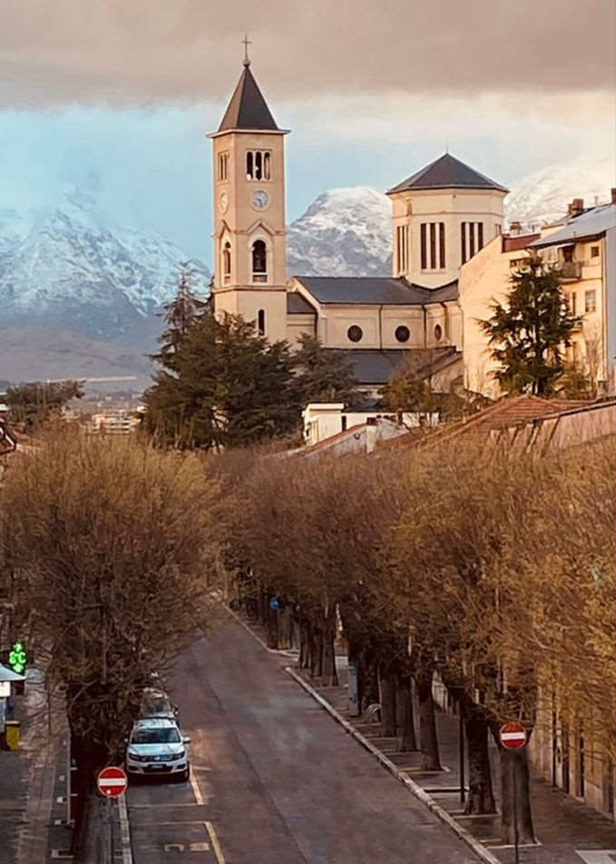 Un suggestivo scatto del fotografo Antonio Oddi si trasforma in una nuova cartolina di Avezzano