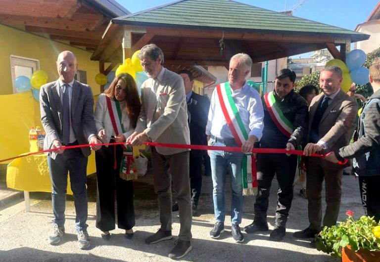 Taglio del nastro per il Centro diurno per disabili a Carsoli