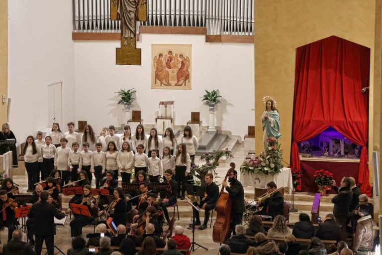 Grande successo e partecipazione per il Concerto di Natale presso la chiesa del Sacro Cuore in San Rocco ad Avezzano|