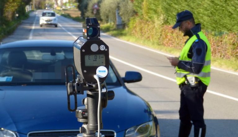 Controllo elettronico della velocità sulla SS5 Tiburtina Valeria e sulla SR 578 Salto Cicolana: le date di Ottobre