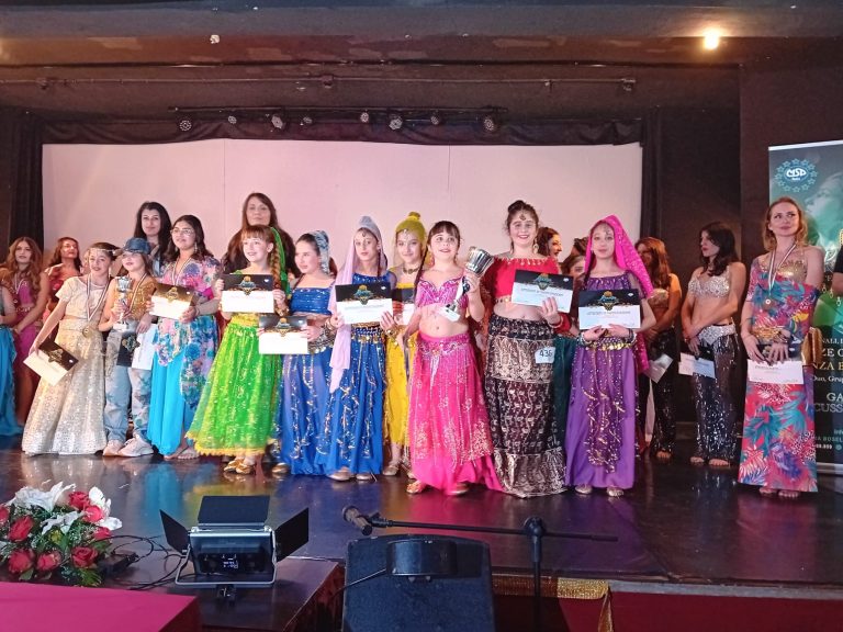 Le giovanissime danzatrici "Habibi Sharqi" di Avezzano si aggiudicano 8 coppe e 2 medaglie al MSP Khamsa dance cup competition di Roma|||