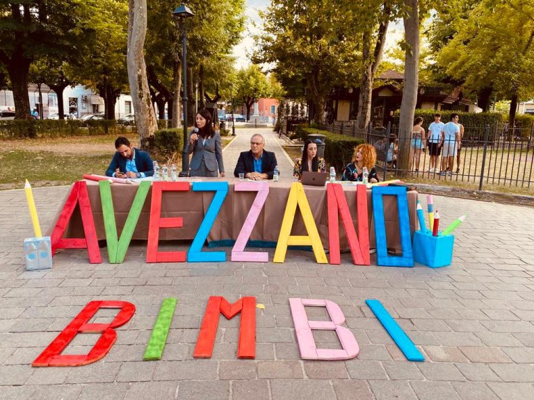 Falivene alla presentazione di “Avezzano Bimbi”