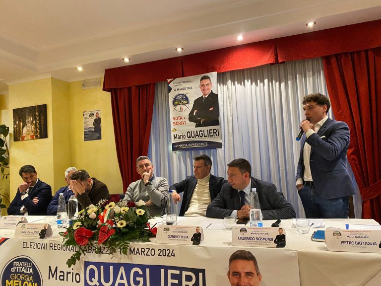 Rielezione di Marco Marsilio e successo di Mario Quaglieri nella Marsica