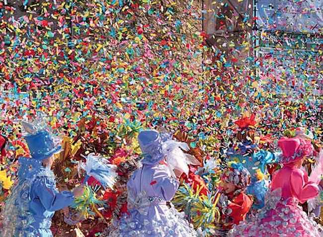 Festa di Carnevale in piazza Risorgimento ad Avezzano