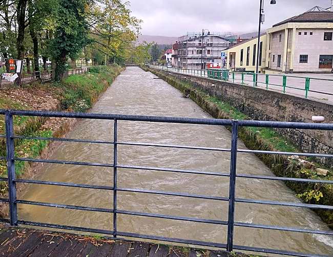 Maltempo: fiume Sangro sotto osservazione