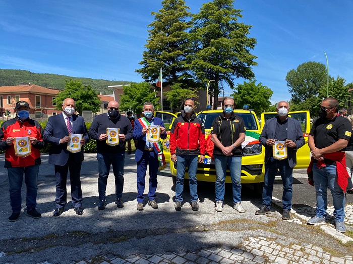 Benedizione di un nuovo veicolo del Cnsas per la sicurezza in montagna e un minuto di silenzio in ricordo delle vittime sul Velino