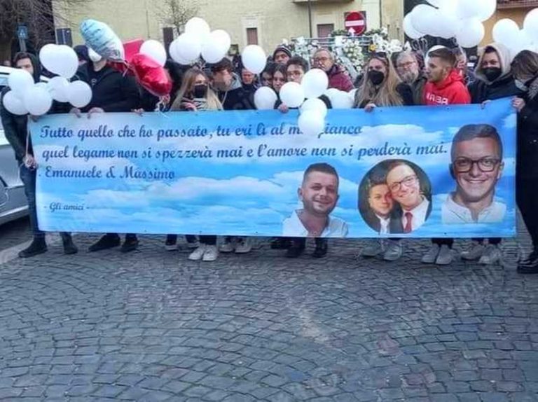 Funerali dei fratelli Massimo ed Emanuele