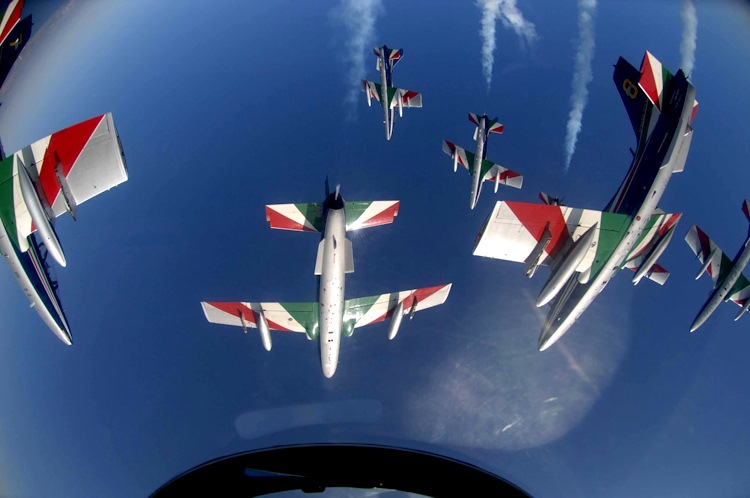 Le Frecce Tricolori tornano a L'Aquila