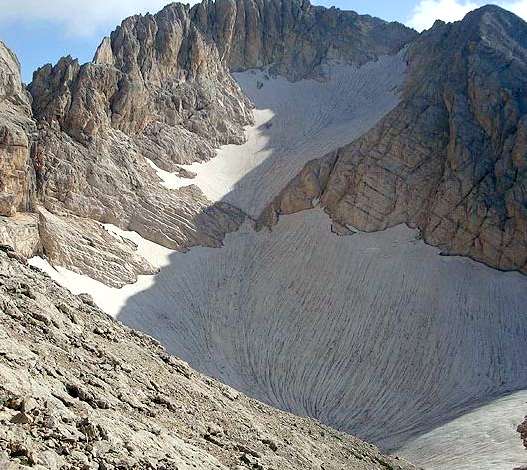 Ghiacciaio del Calderone sul Gran Sasso