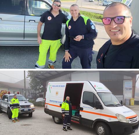 La Protezione Civile di Magliano de' Marsi in viaggio per le zone alluvionate dell'Emilia Romagna|||