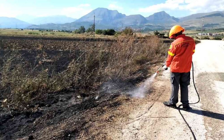 Appello della Protezione Civile Valle del Giovenco: "Non accendete fuochi per bruciare sterpaglie"