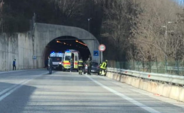 incidente sulla ex Superstrada del Liri