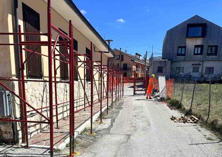 Iniziati i lavori di ristrutturazione dell'edificio della Croce Rossa e Sala multimediale a Ovindoli