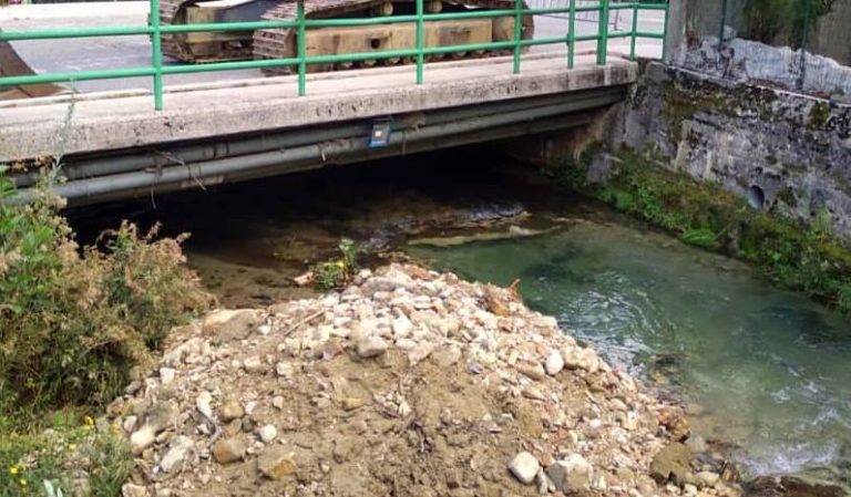 Bonifica ordigni bellici e riduzione rischio idraulico Rio Sparto a Canistro