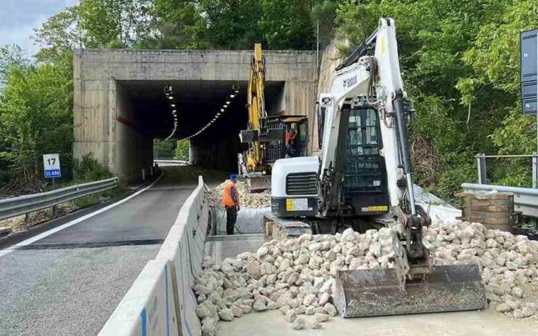 Avanzamento lavori svincolo SS690 Civitella Roveto: "Tempo permettendo