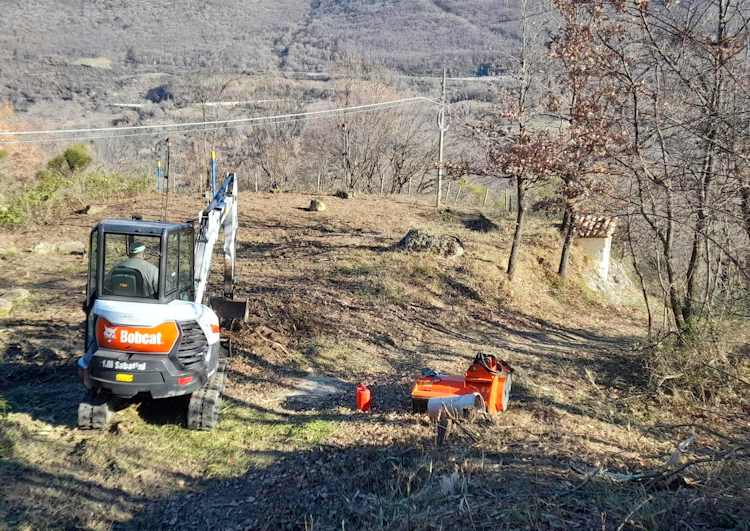 Partito il rifacimento della vecchia mulattiera tra Canistro Inferiore e Superiore