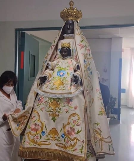 La Madonna Incoronata giunge tra i pazienti dell'hospice di Pescina