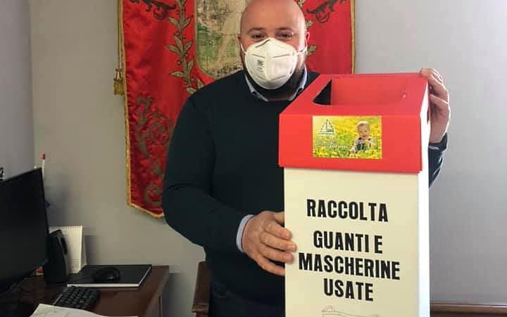 Contenitori per la raccolta di guanti e mascherine nel Comune di Magliano de' Marsi