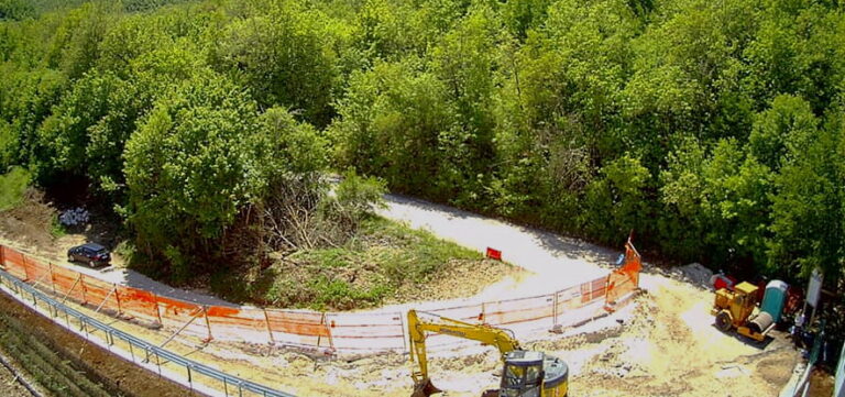 Procedono spediti i lavori di messa in sicurezza della strada di collegamento con Marano