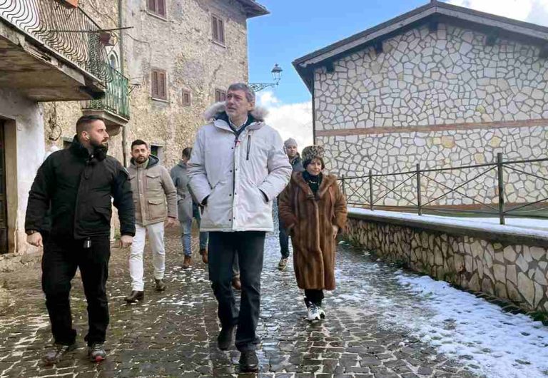 Marco Marsilio visita Castellafiume