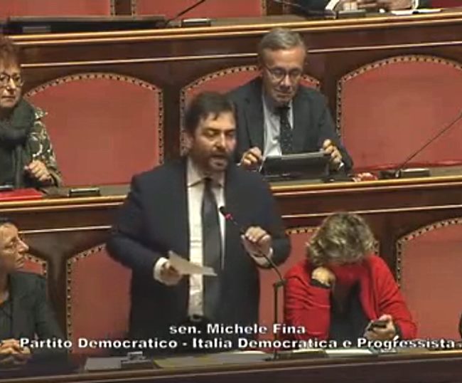 Nel suo primo intervento al Senato