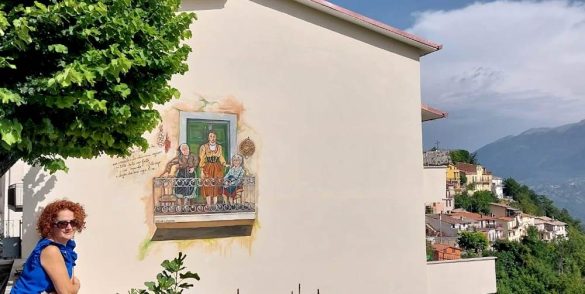 Un bellissimo murale dedicato alle donne di Rendinara: la nuova opera d'arte di Eleana Spaziani||||||