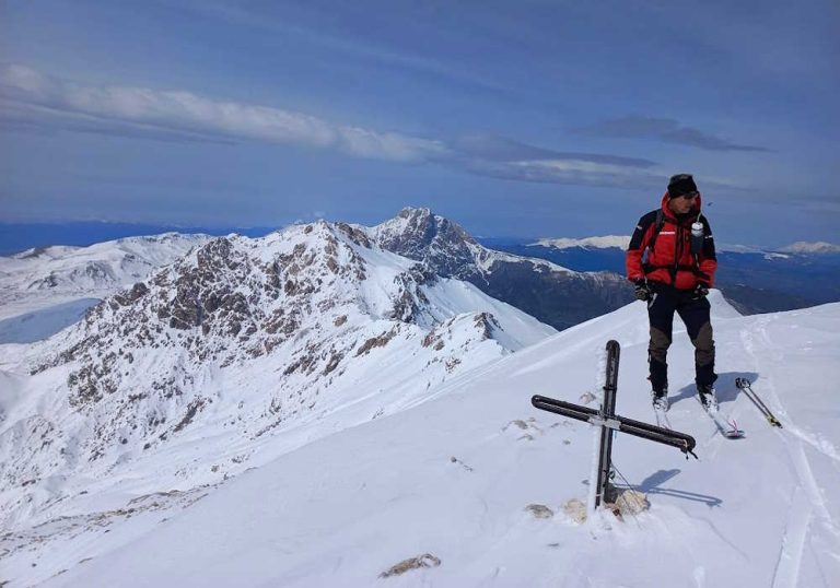 Neve ad alta quota su Gran Sasso e Maiella