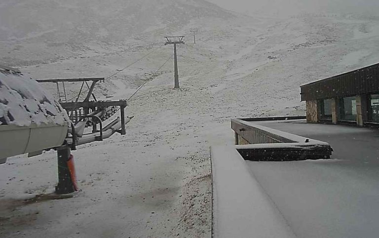 Imbiancate le montagne abruzzesi