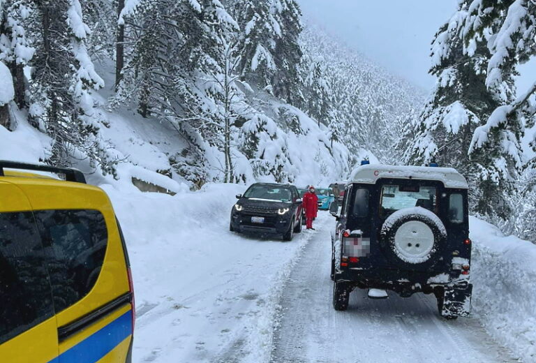 Tantissima neve a Ovindoli