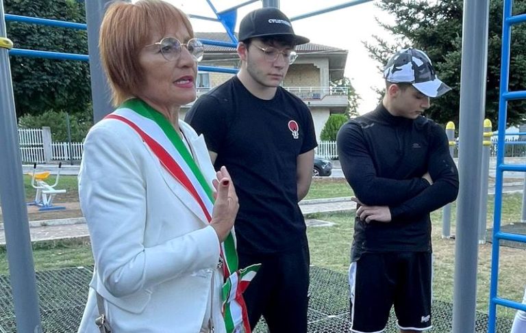 Inaugurata la nuova palestra all'aperto di Luco dei Marsi