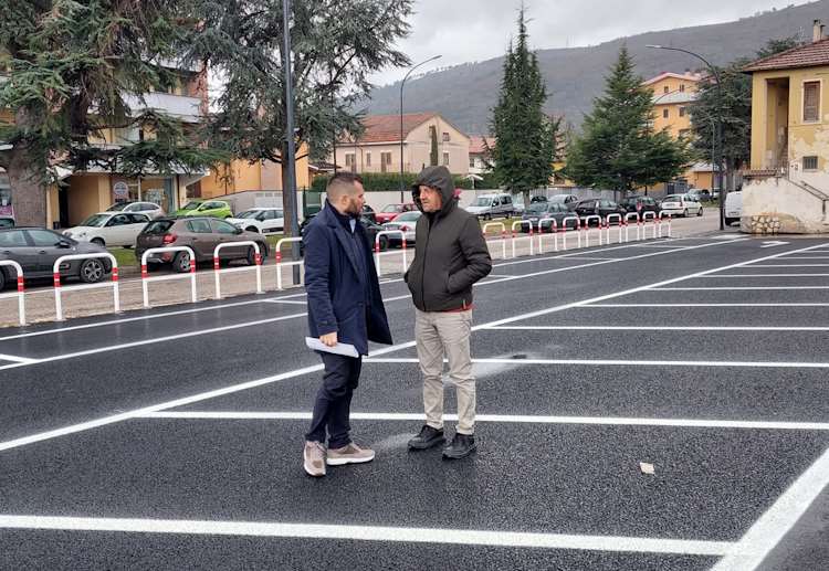 Da oggi i cittadini potranno usufruire del nuovo parcheggio comunale in via Don Minzoni ad Avezzano