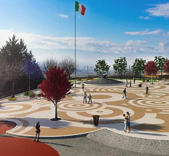 Aperto il cantiere per il restyling della piazza di Aielli Stazione