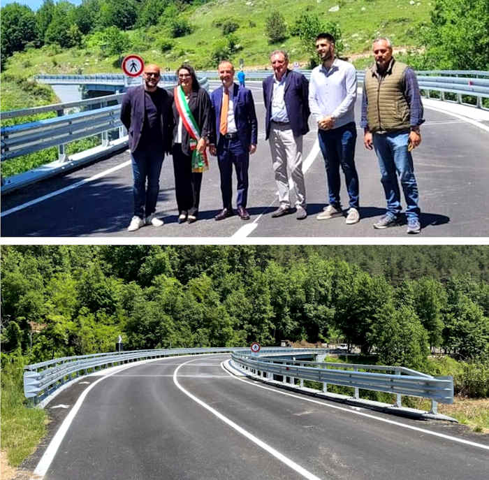 Riaperto il Ponte del Nibbio sulla SR 666 che collega il versante laziale e il versante abruzzese del Parco Nazionale