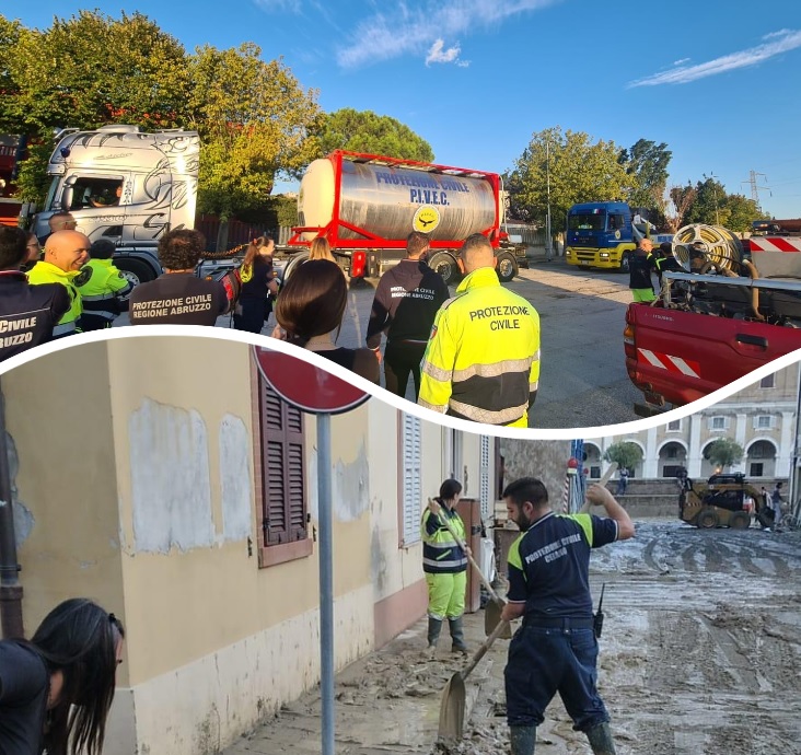 Protezione Civile di Celano in soccorso degli alluvionati delle Marche: la bellezza della solidarietà||||||||||