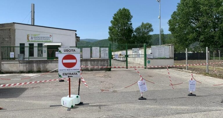 Centro raccolta Tekneko di Avezzano. Serve la dichiarazione sostitutiva per chi vuole accedere al posto dell'intestatario TARI