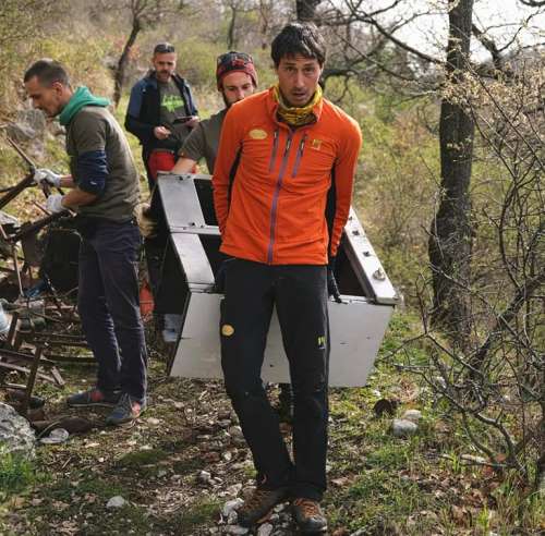 Climb&Clean 2022: raccolti circa 1800 Kg di rifiuti nella falesia di Pietrasecca