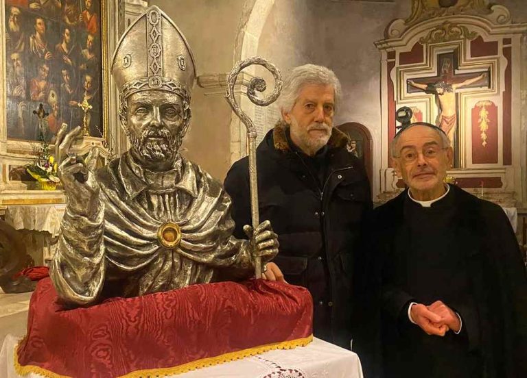 Benedetto a Trasacco il nuovo busto di San Rufino