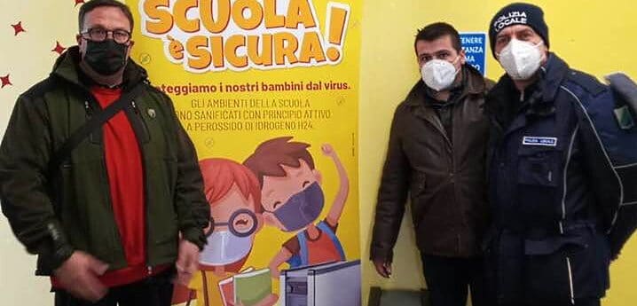 Installati sanificatori ionizzanti nella scuola materna e primaria di Cerchio