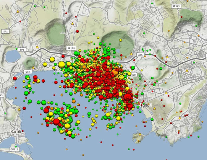 Sciame sismico in area flegrea