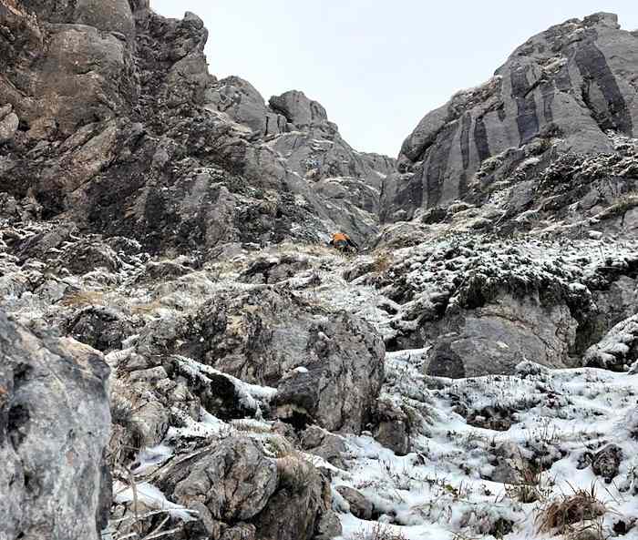 Soccorsi due escursionisti bloccati a 2200 m. sul Velino