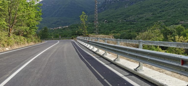 Conclusi i lavori sulla SS82 in località San Giovanni in vista del passaggio del Giro d'Italia|